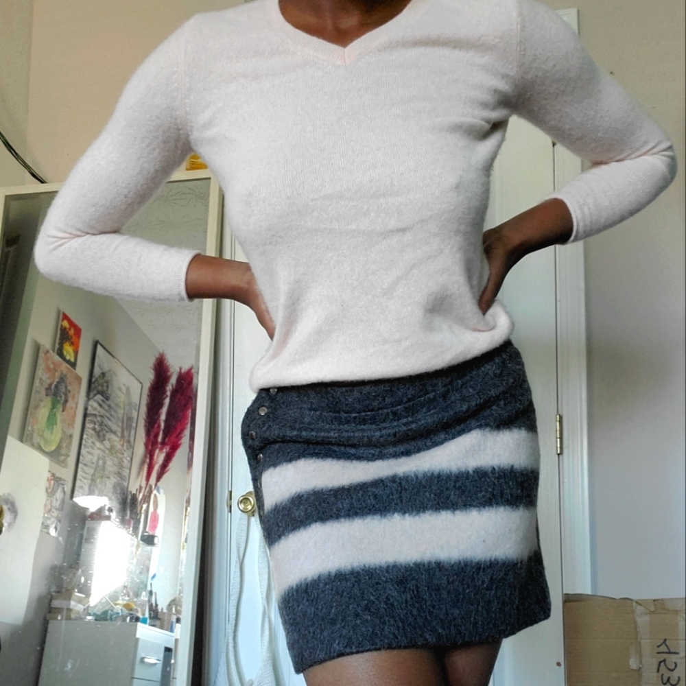 2 pieces cashmere and wool set ( now